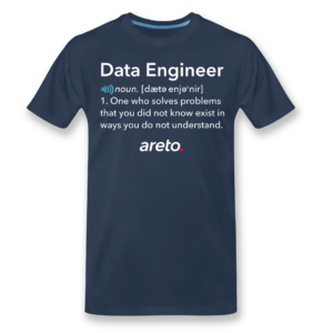 areto T-Shirt mit motiv: Data Engineer