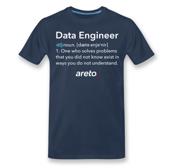 areto T-Shirt mit motiv: Data Engineer