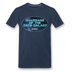 areto T-Shirt mit motiv: Guardians of the Data Galaxy