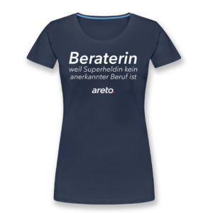 areto T-Shirt mit motiv: Beraterin - Superheldin